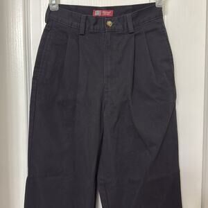 Faded glory originals black cotton pants size 12 slim